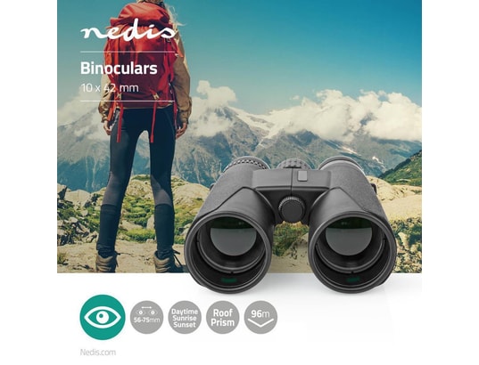 NEDIS - Télescope Jumelles grossissement: 10 x diamètre de l'objectif: 42 mm c...