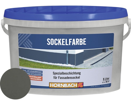 HORNBACH basisverf grijs 5 l