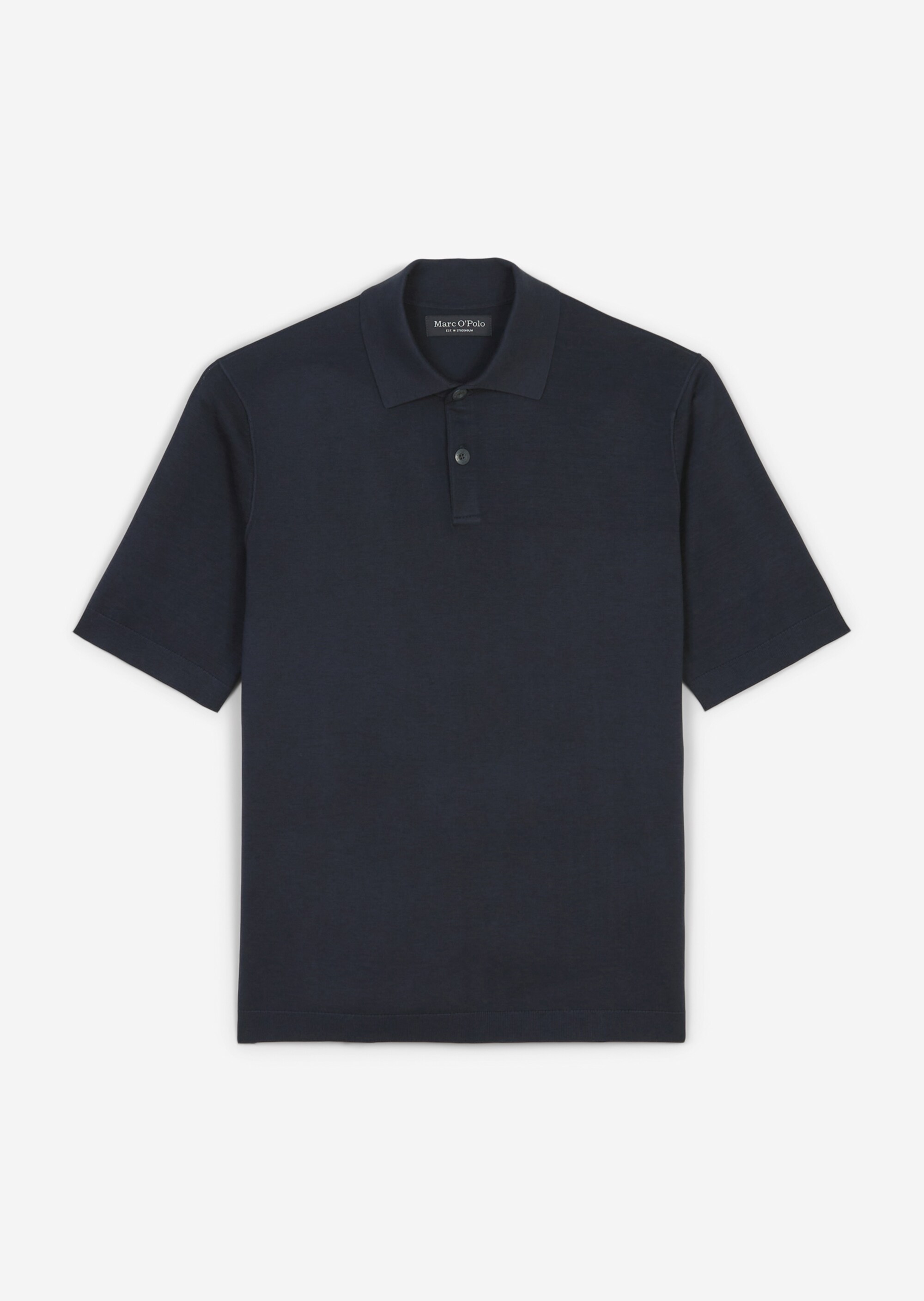 Strick-Poloshirt regular in Strick-Optik