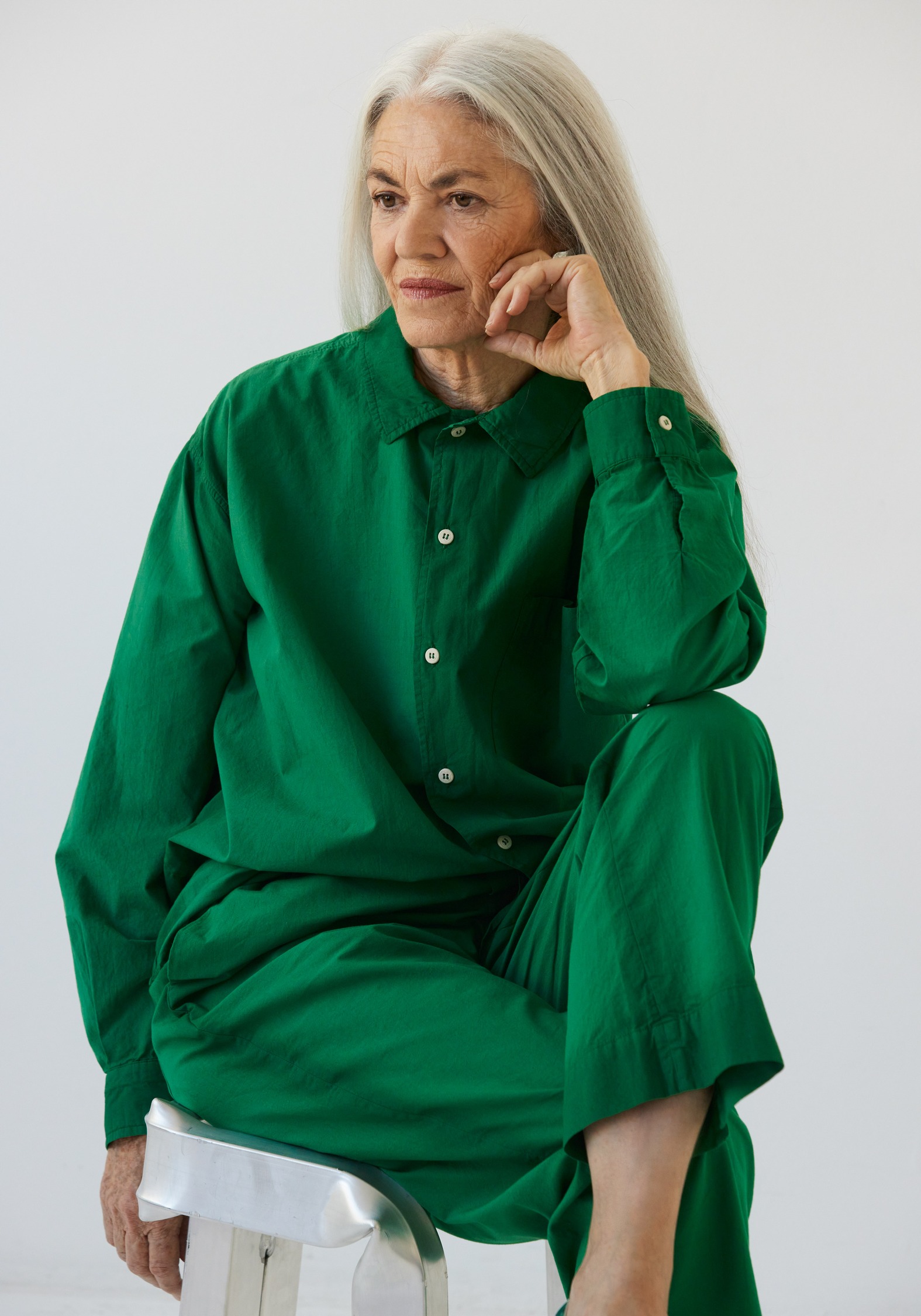 Lavie Hemd Yoko Spinach