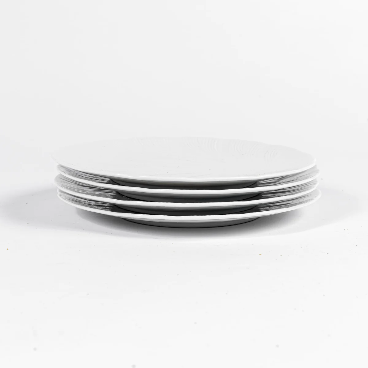 Assiette plate TAHITI blanche (25cm) OGRE La Fabrique