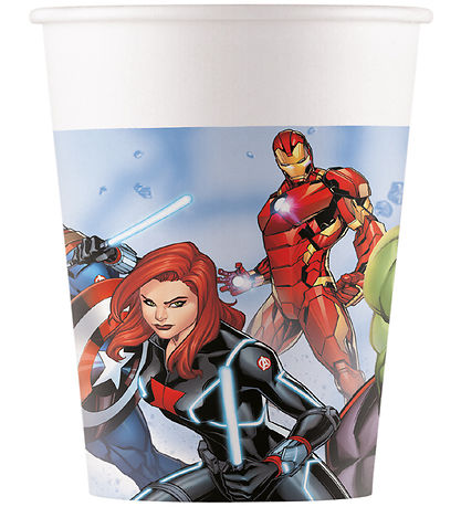 Decorata Party Pappbecher - 8er-Pack - 200 ml - Avengers Infinit