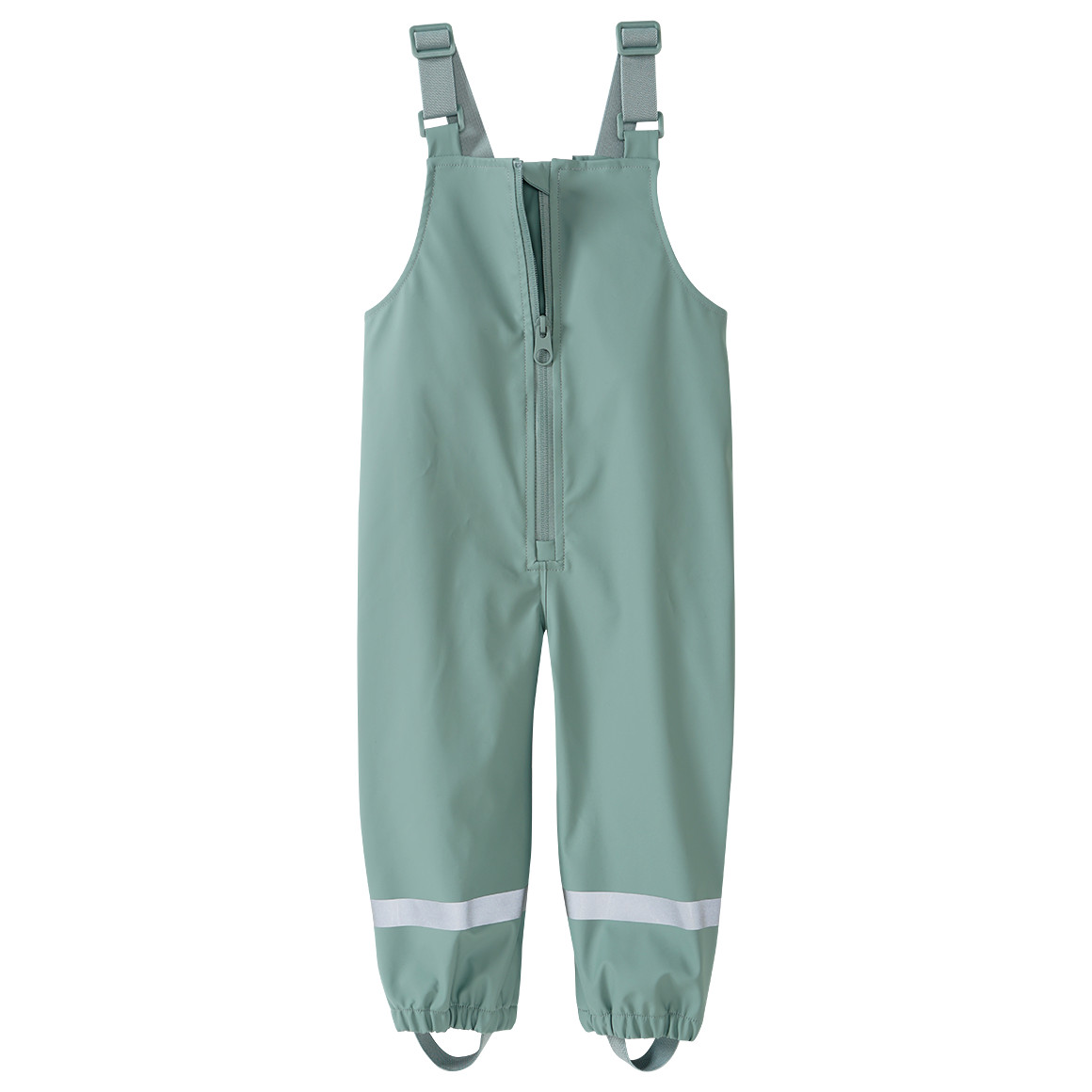 Famy Baby Regenhose mit Trägern salbei