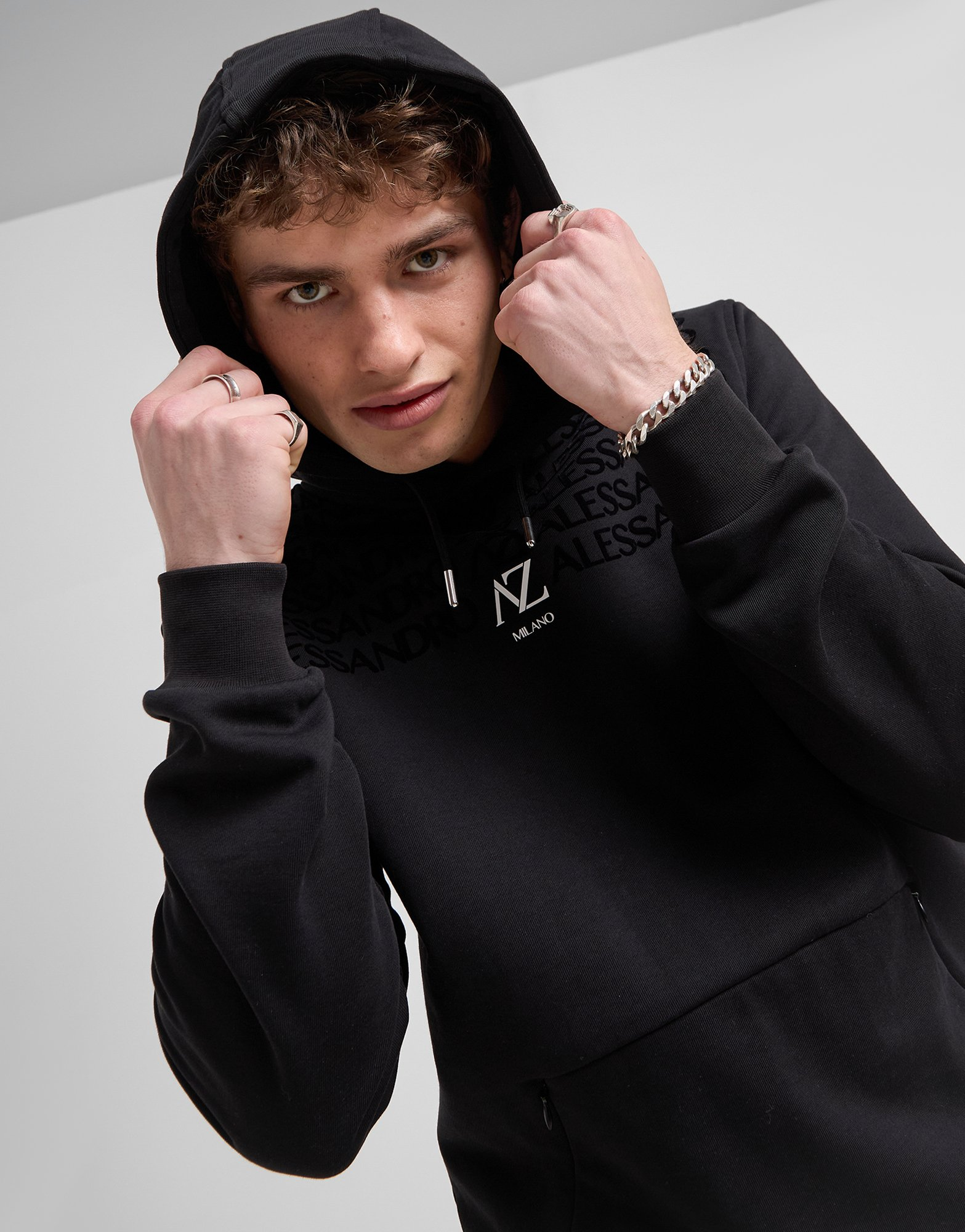 Alessandro Zavetti Sweat à Capuche Renossi Homme