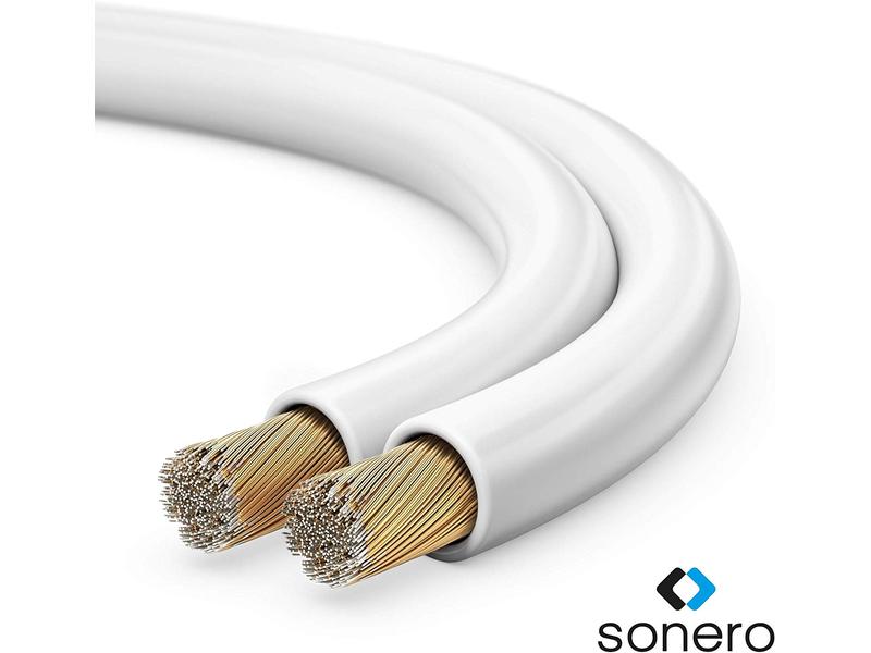 sonero Lautsprecherkabel 1.50 mm² CCA 50 m Lautsprecherkabel