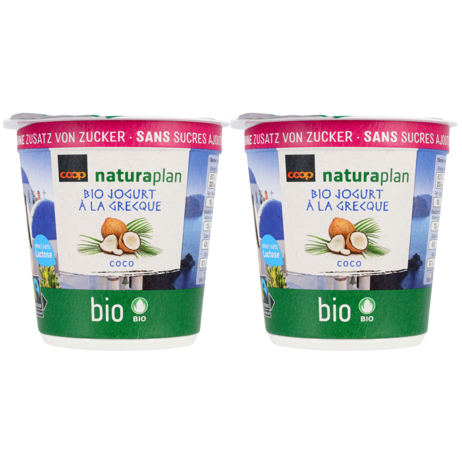 Naturaplan Bio Joghurt à la Grecque Kokos 2x150g