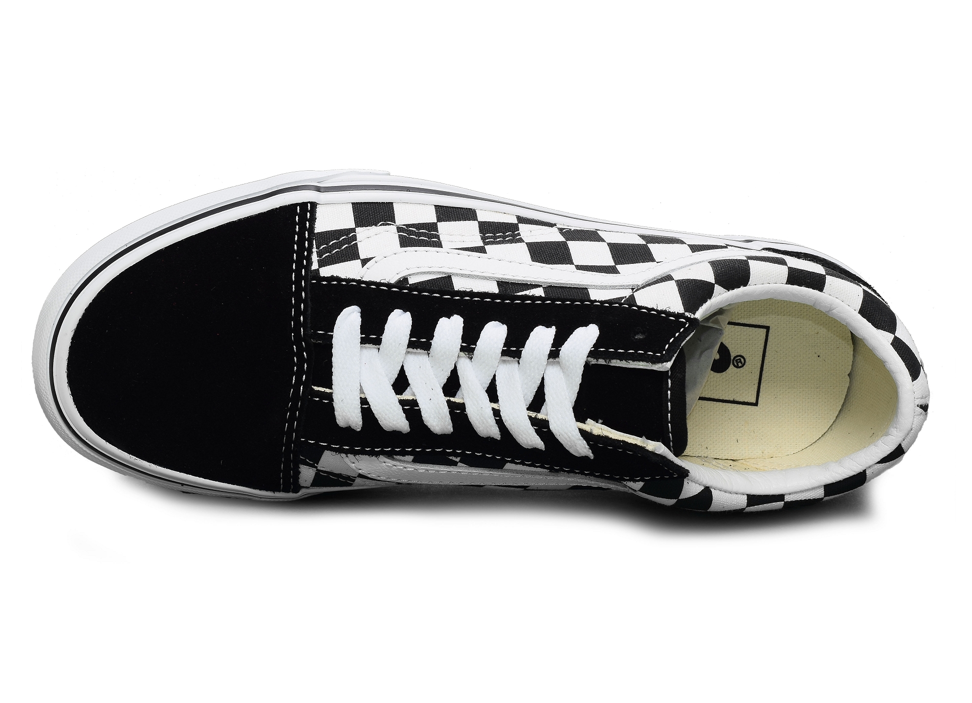 Ua old skool platforme noir blanc