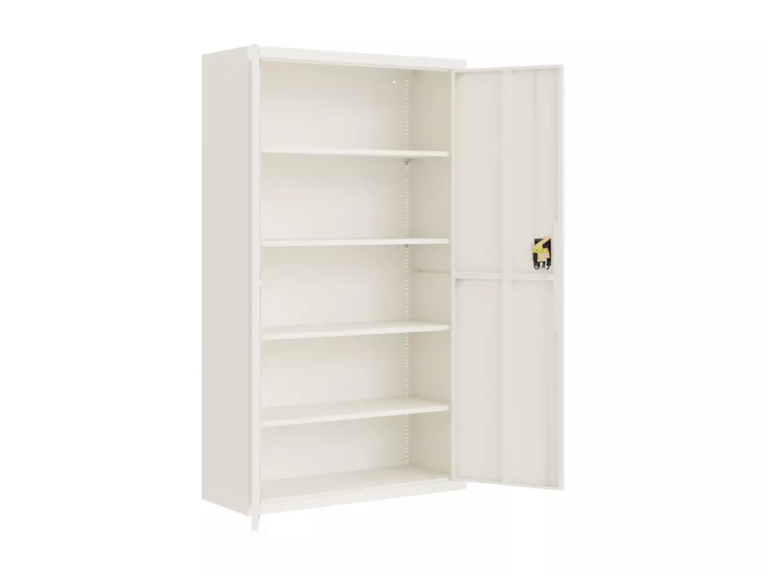 Classeur blanc 105x40x180 cm acier