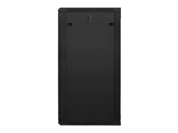 Lanberg - Rack kabinet - vægmonterbar - sort, RAL 9004 - 27U - 19