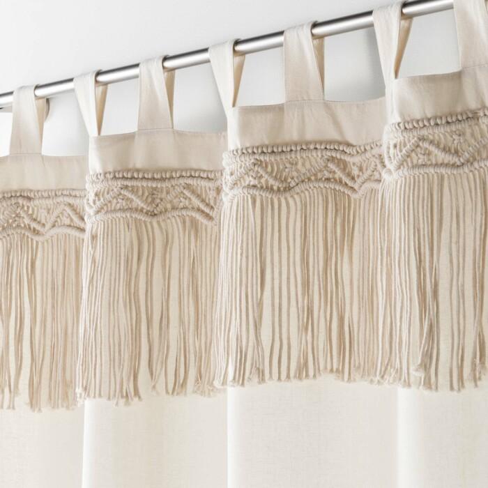 RIDEAU PASSANTS 140X240CM UNI MACRAME SAMAYA