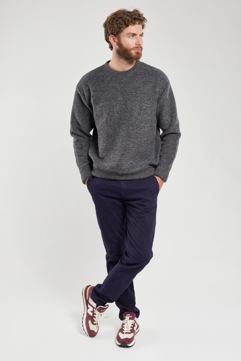 Sweat uni - laine bouillie