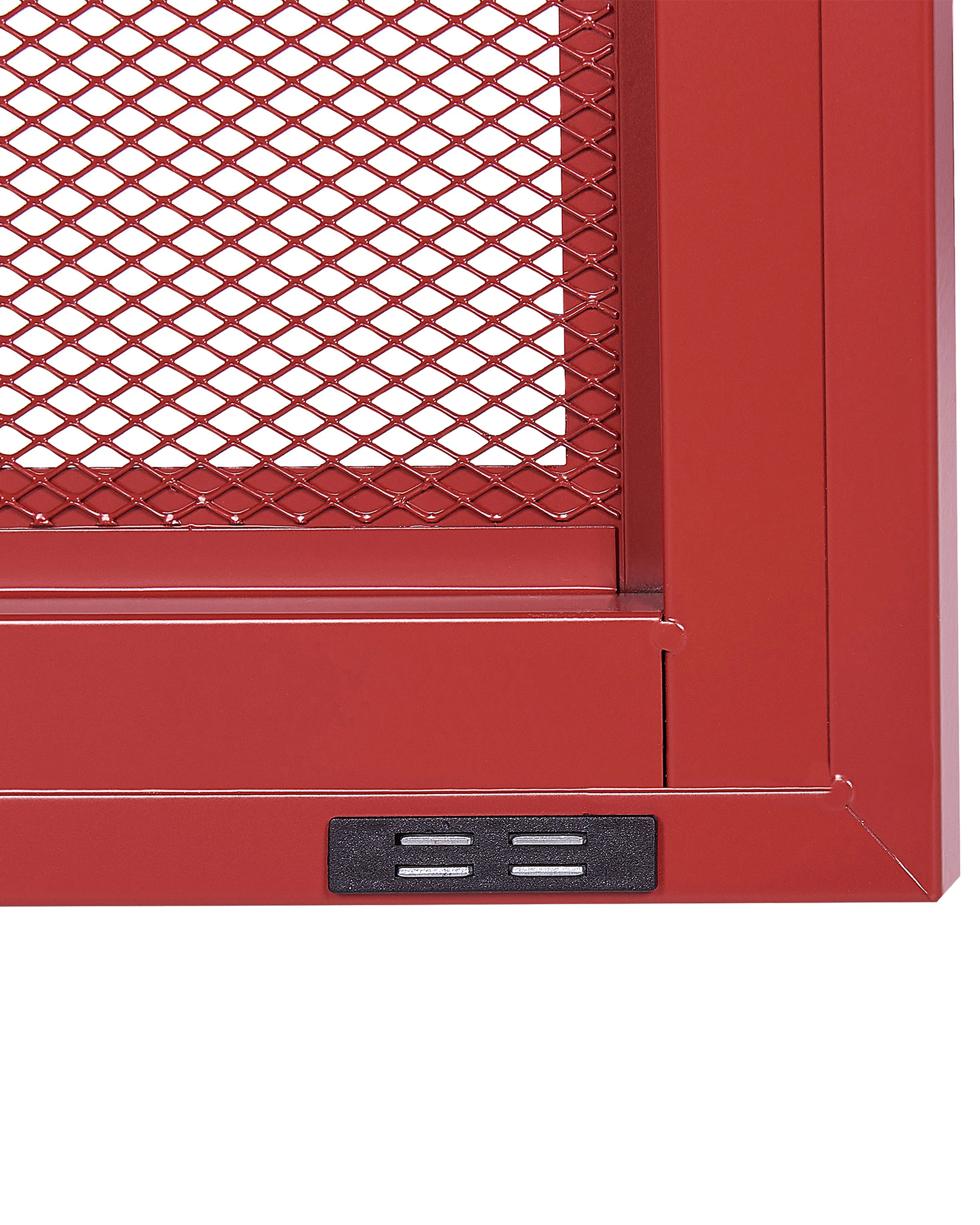 Kast WAKATIPU Metaal Rood