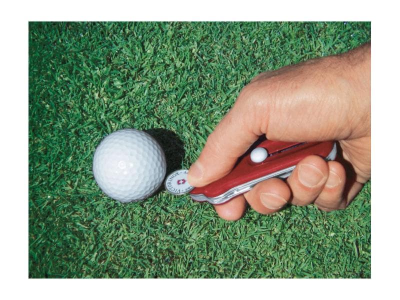 Victorinox Golf Tool, Rot Taschenmesser mit Spezialwerkzeugen für Golfer
