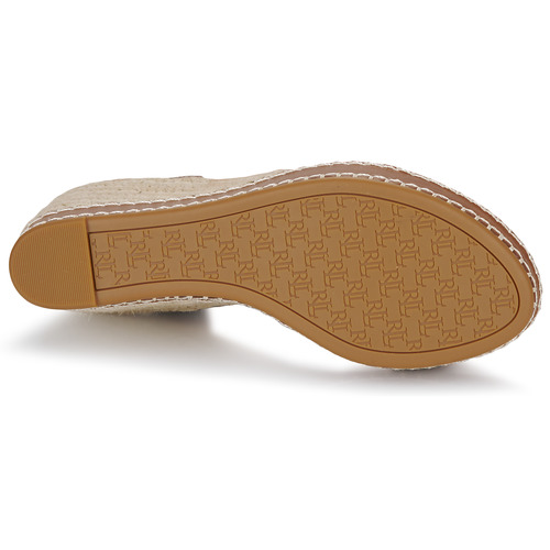 Lauren Ralph Lauren - HILARIE-ESPADRILLES-WEDGE Cognac