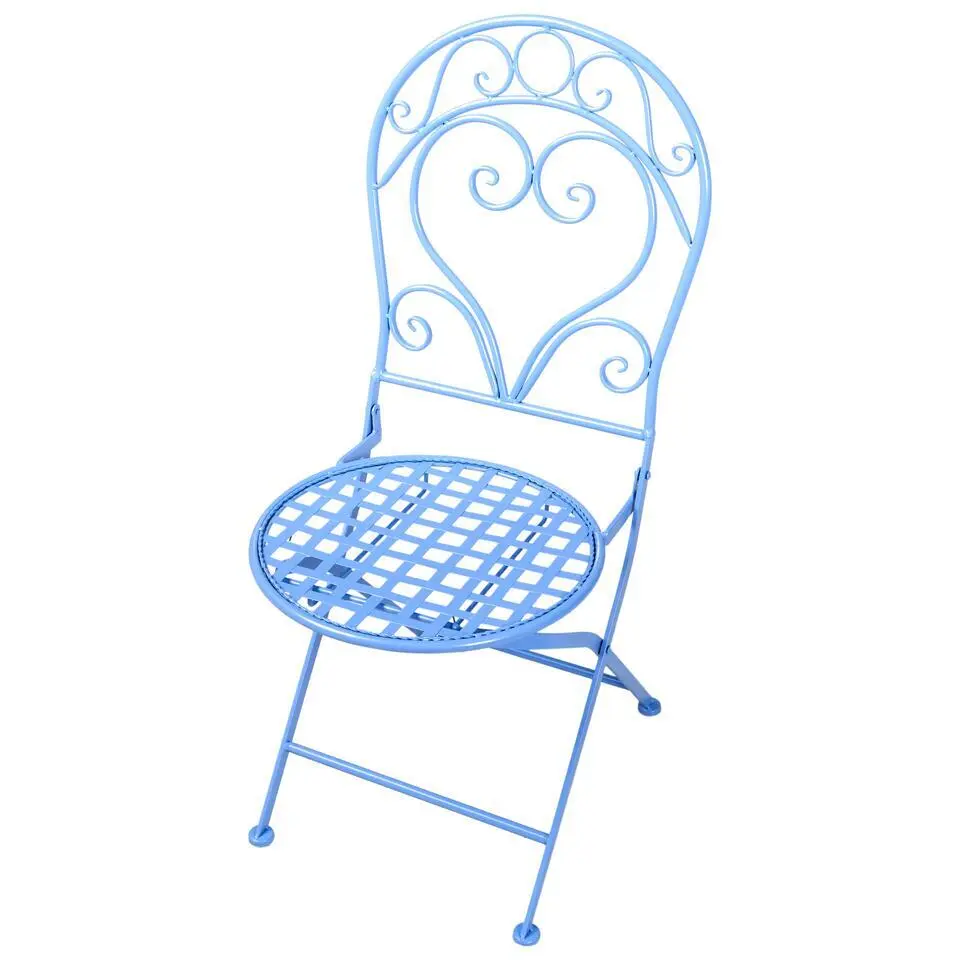 ALBINIA - Bistroset voor 2 - Blauw - Metaal