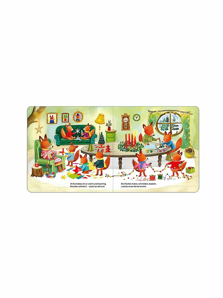 ARS EDITION VERLAG Mein erstes Adventskalenderbuch keine Farbe
