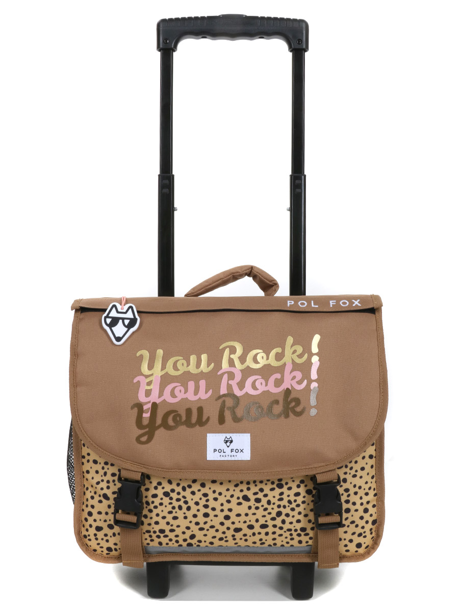 Cartable À roulettes RÀversible Pol Fox You Rock 38 cm