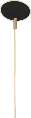 Skilt På Pind - Str. 7,3X5 CM - Tykkelse 3 MM - 5 Stk