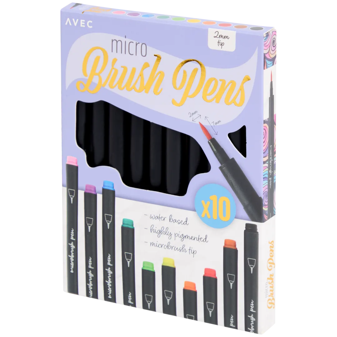 Microbrush-pennen 10 stuks