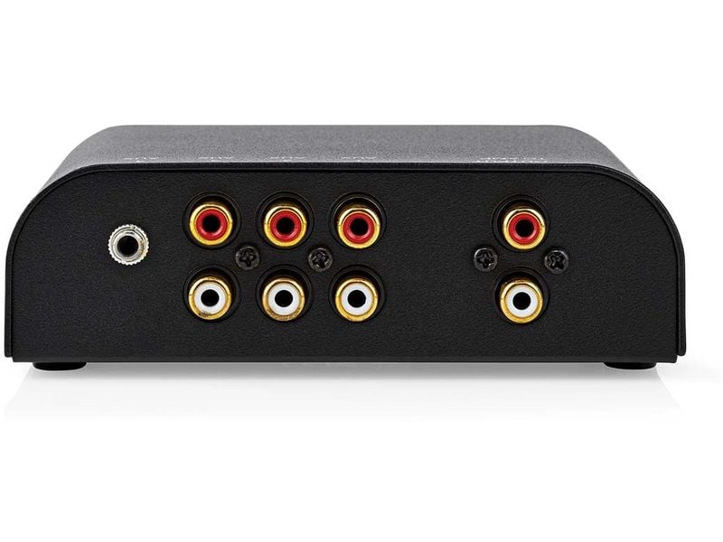 CE Audio-Umschaltpult 4-fach 4-Port Stereo-Audioschalter