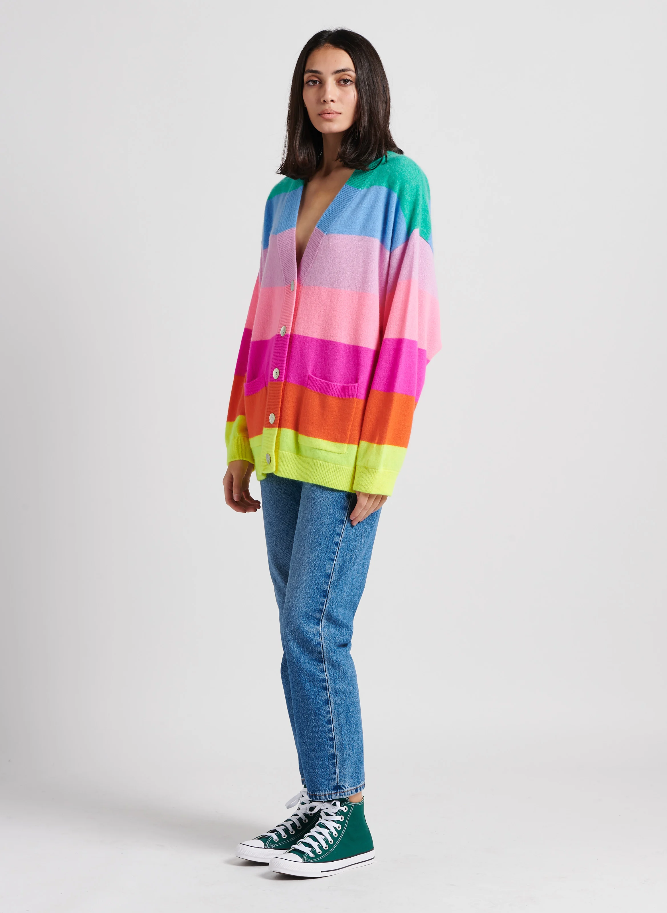 501 CROP - Jean droit cropped en coton | Jean Délavé