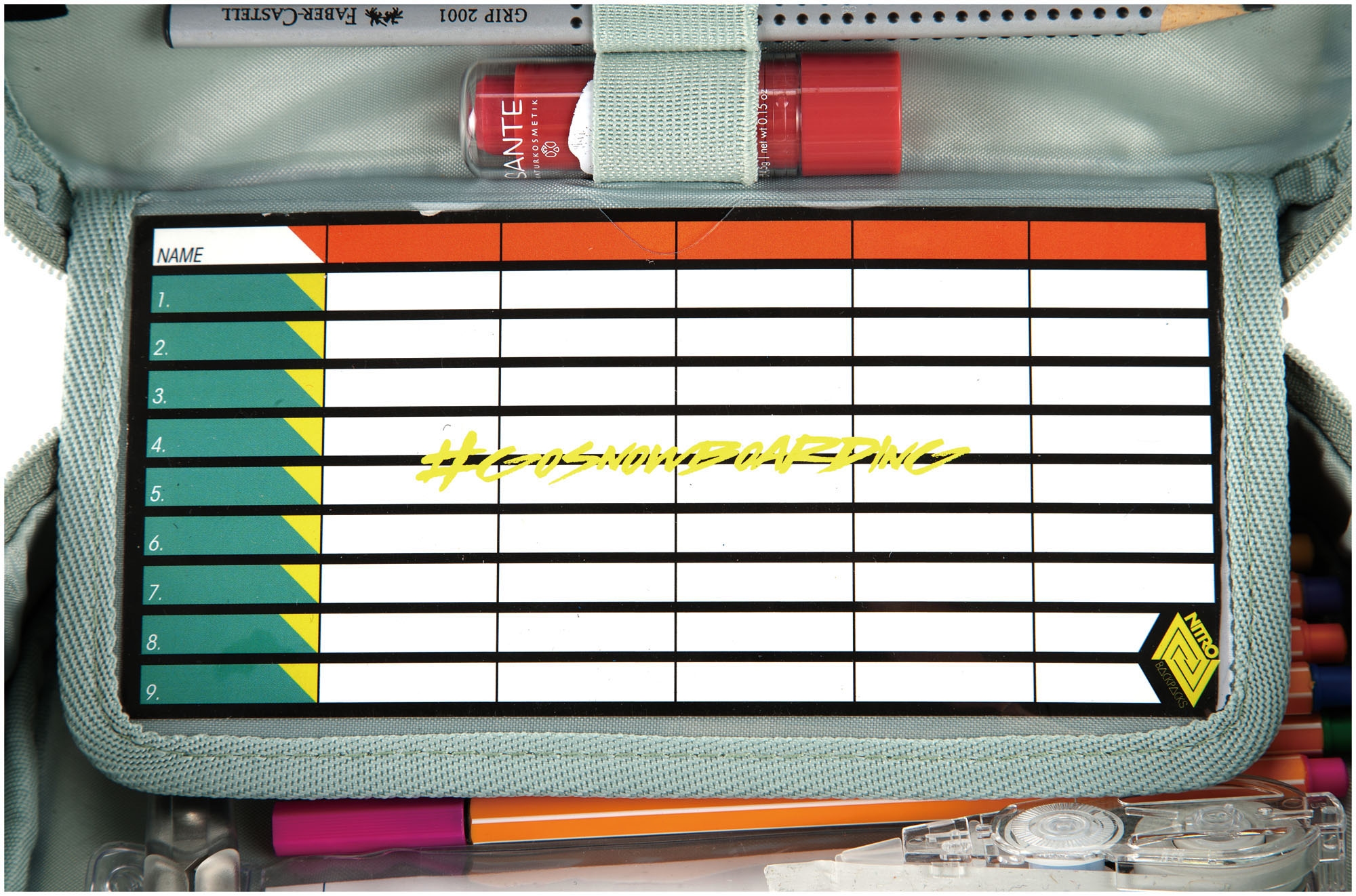 NITRO Federtasche »Pencil Case XL« Federmäppchen, Schlampermäppchen, Faulenzer Box, Stifte Etui