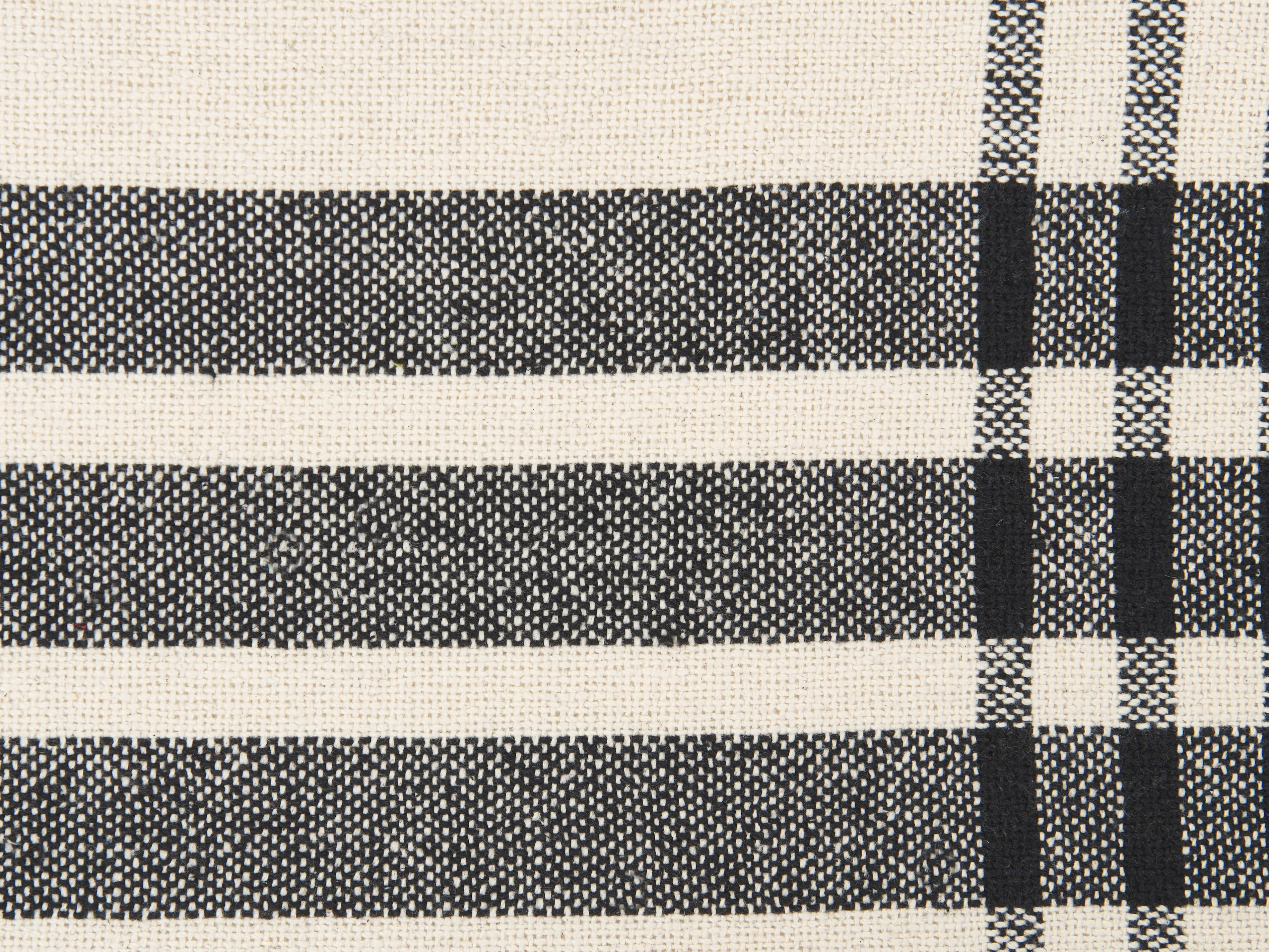 Plaid YUVALI Katoen 130 x 170 cm Wit