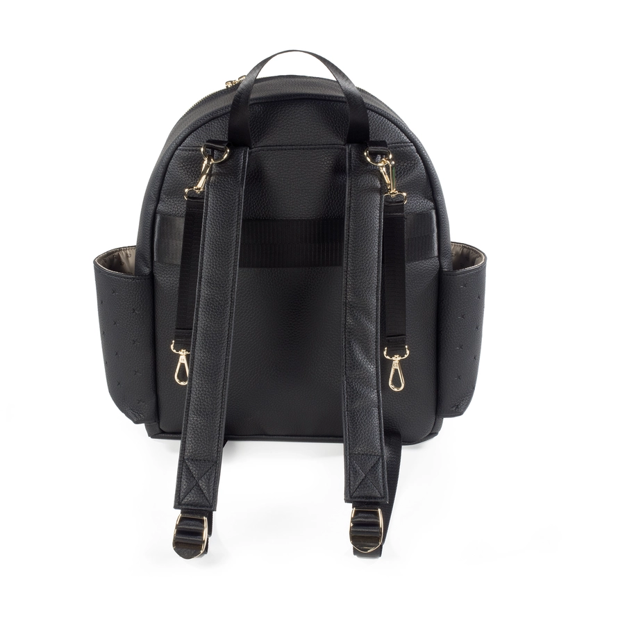 pasito a pasito Wickelrucksack Sterne  schwarz