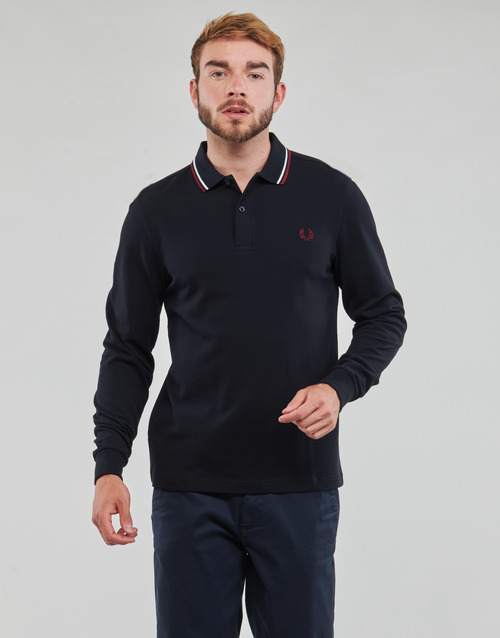 Fred Perry - LS TWIN TIPPED SHIRT - Marine