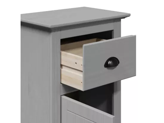 Armoire de salle de bain BODO gris 44x30x90 cm