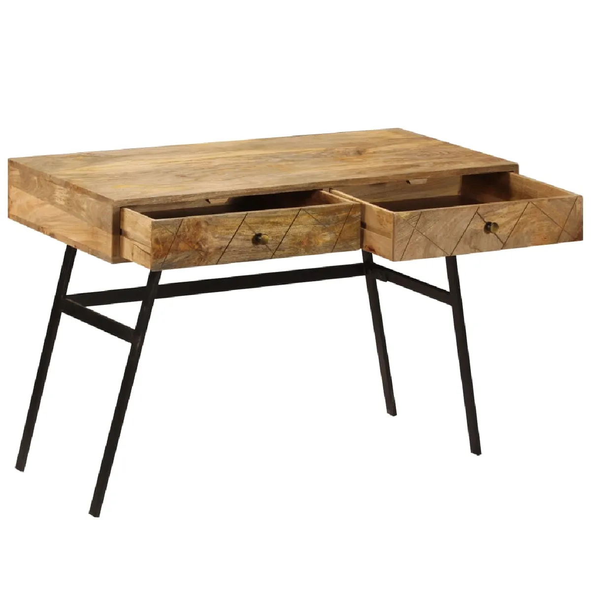 vidaXL Bureau Bois de Manguier