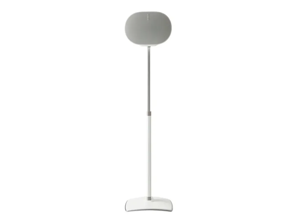 Sanus WSSE3A1-W2 - Stativ - for højttaler(e) - højdejusterbar - stål, presset aluminium - hvid - gulvstående - for Sonos Era 300