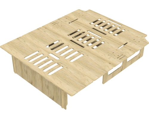 Buildify Campingbox Marinus achterbedsysteem voor VW, 1800x1500x415 mm (LxBxH) (zonder montage- en bevestigingsmateriaal)