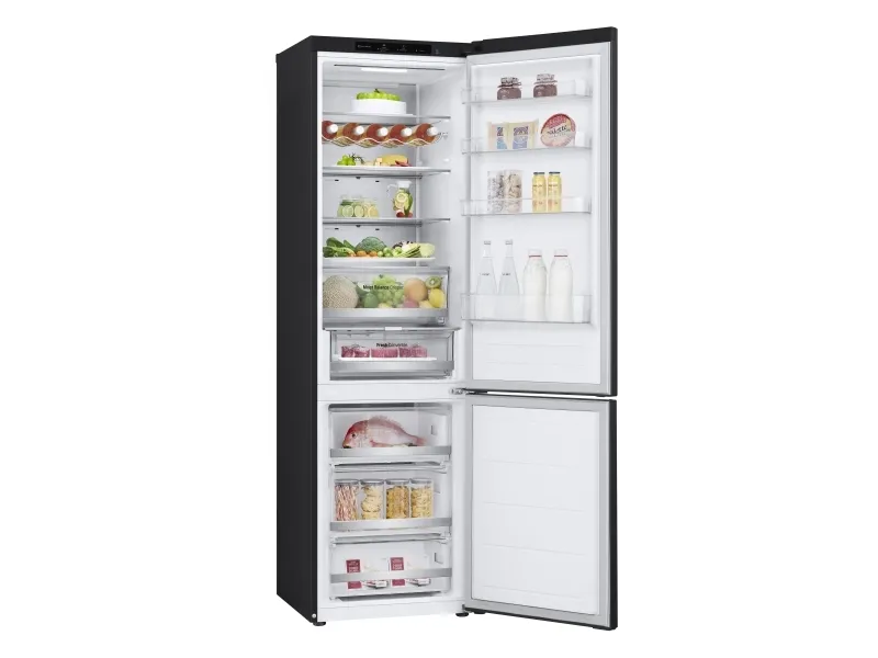 LG GBV5240CEP, 387 L, SN-T, 10 kg/24t, C, Frisk zone, aflukke, Sort