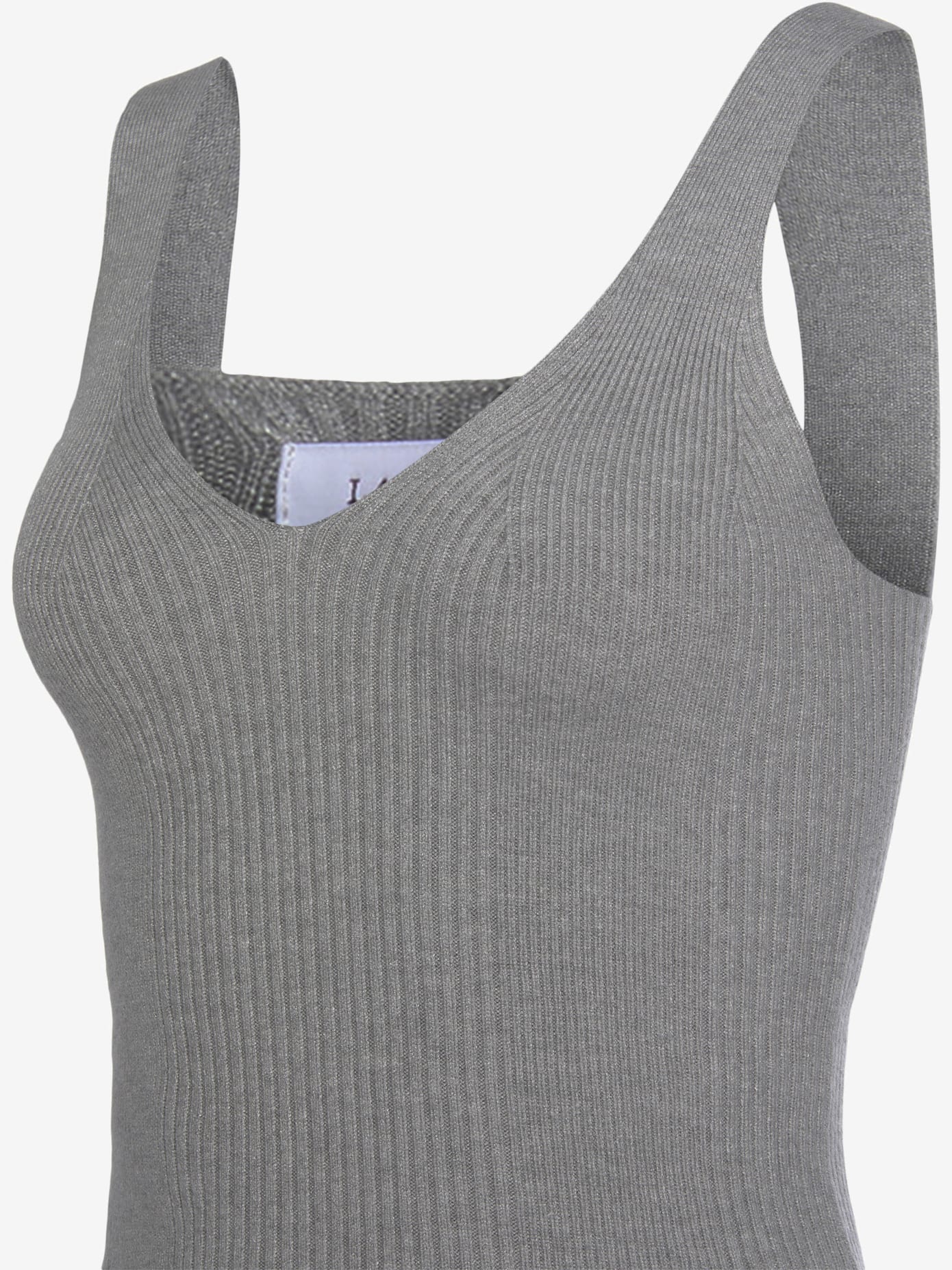 Débardeur en tricot encolure en v affinante
