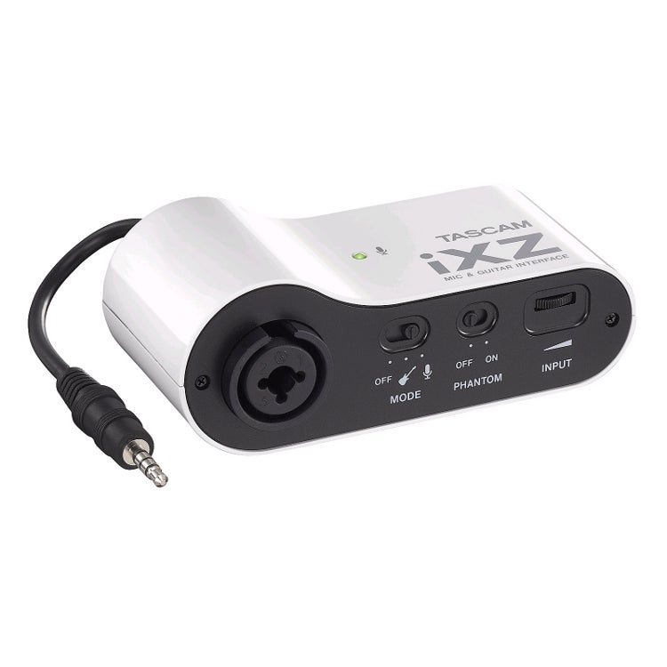 Tascam iXZ microfoon- en gitaarinterface voor iPad/iPhone/iPod