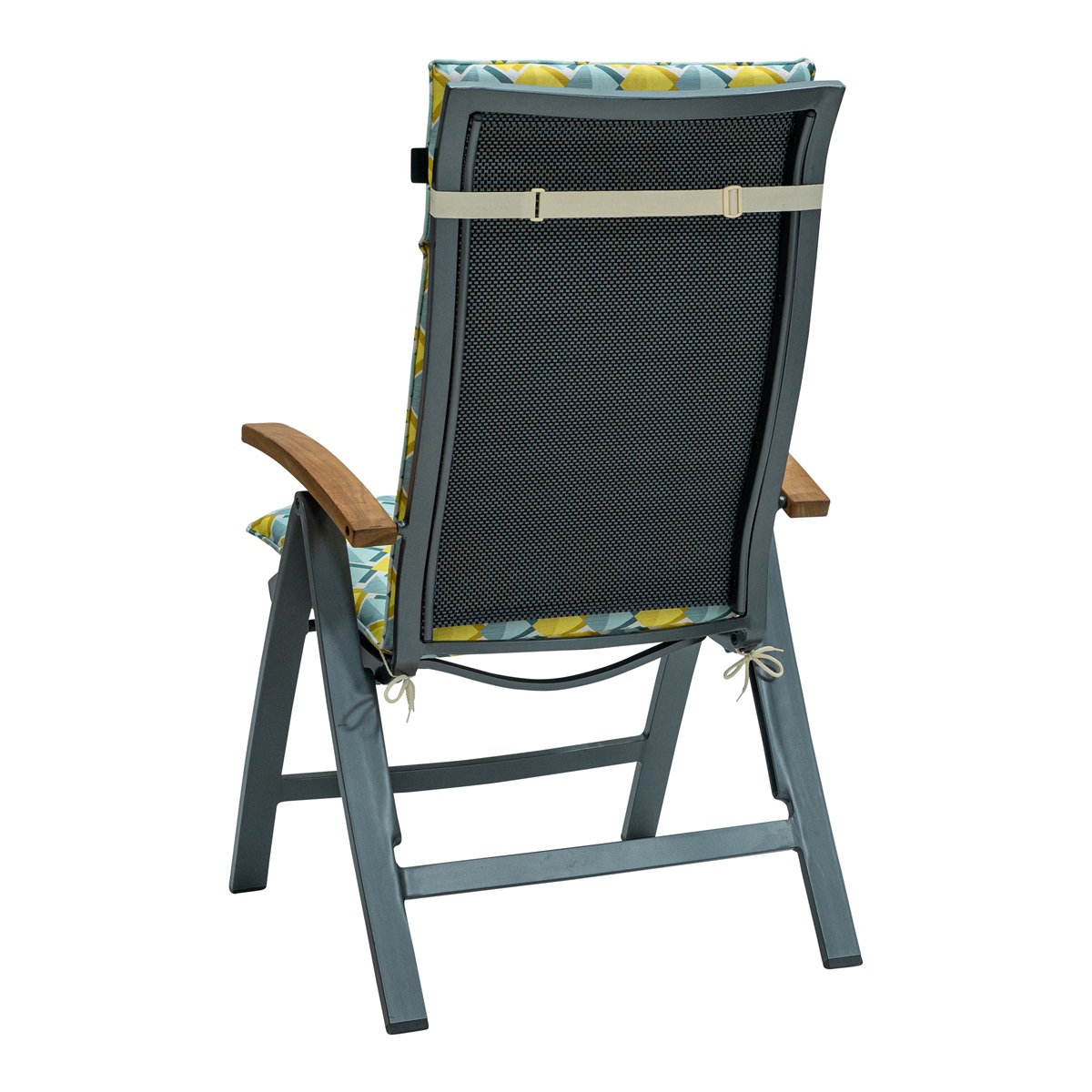 Madison Siem yellow Tuinstoelkussen - Set van 4