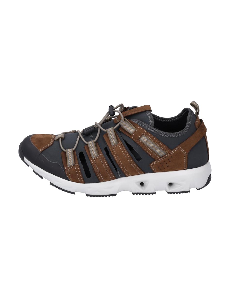 Halbschuh Noah 06, braun-kombi