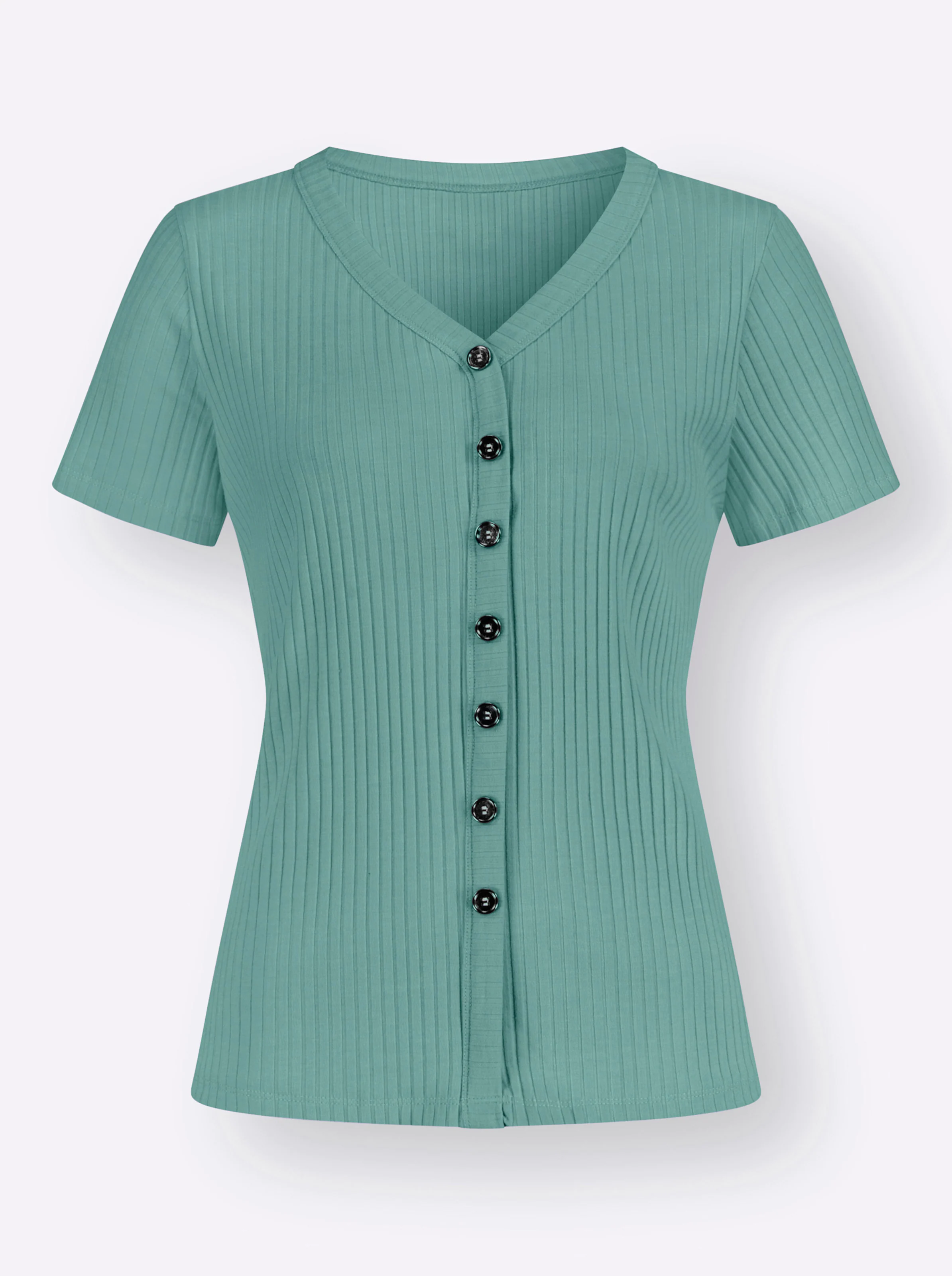 Kurzarmshirt in salbei