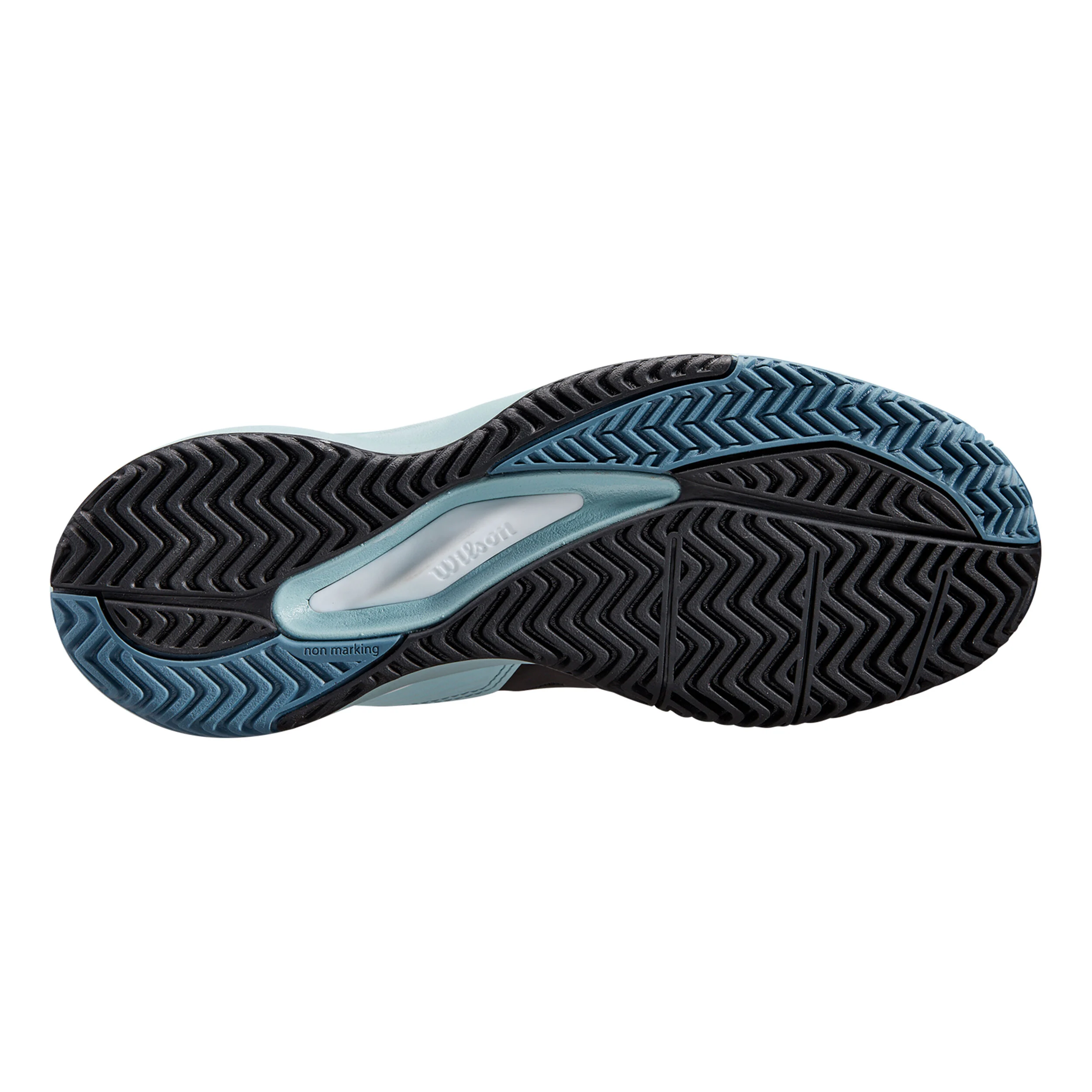 Wilson Rush Pro Ace Chaussure Terre Battue Femmes - Noir , Bleu Clair