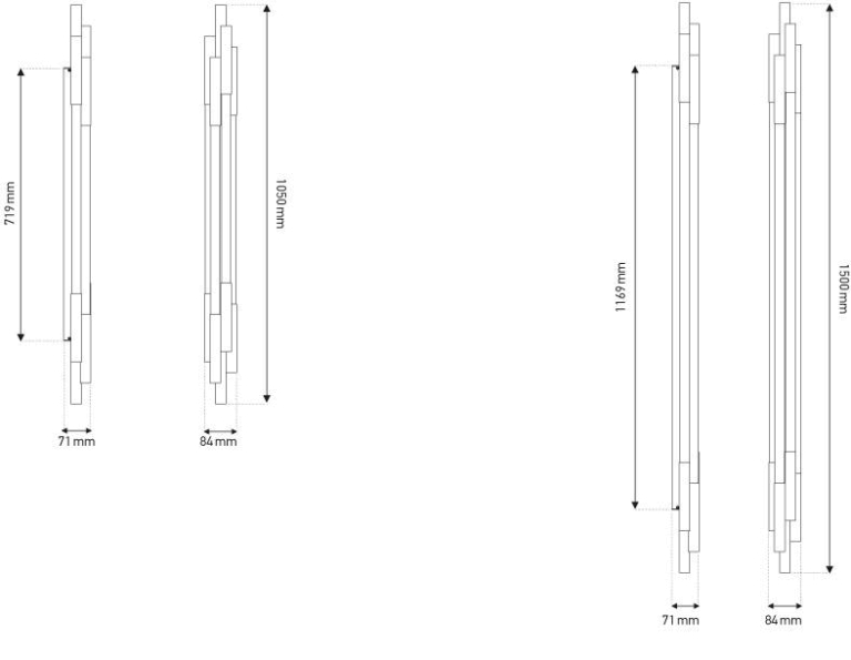 DCW éditions Org W 1500 wandlamp LED