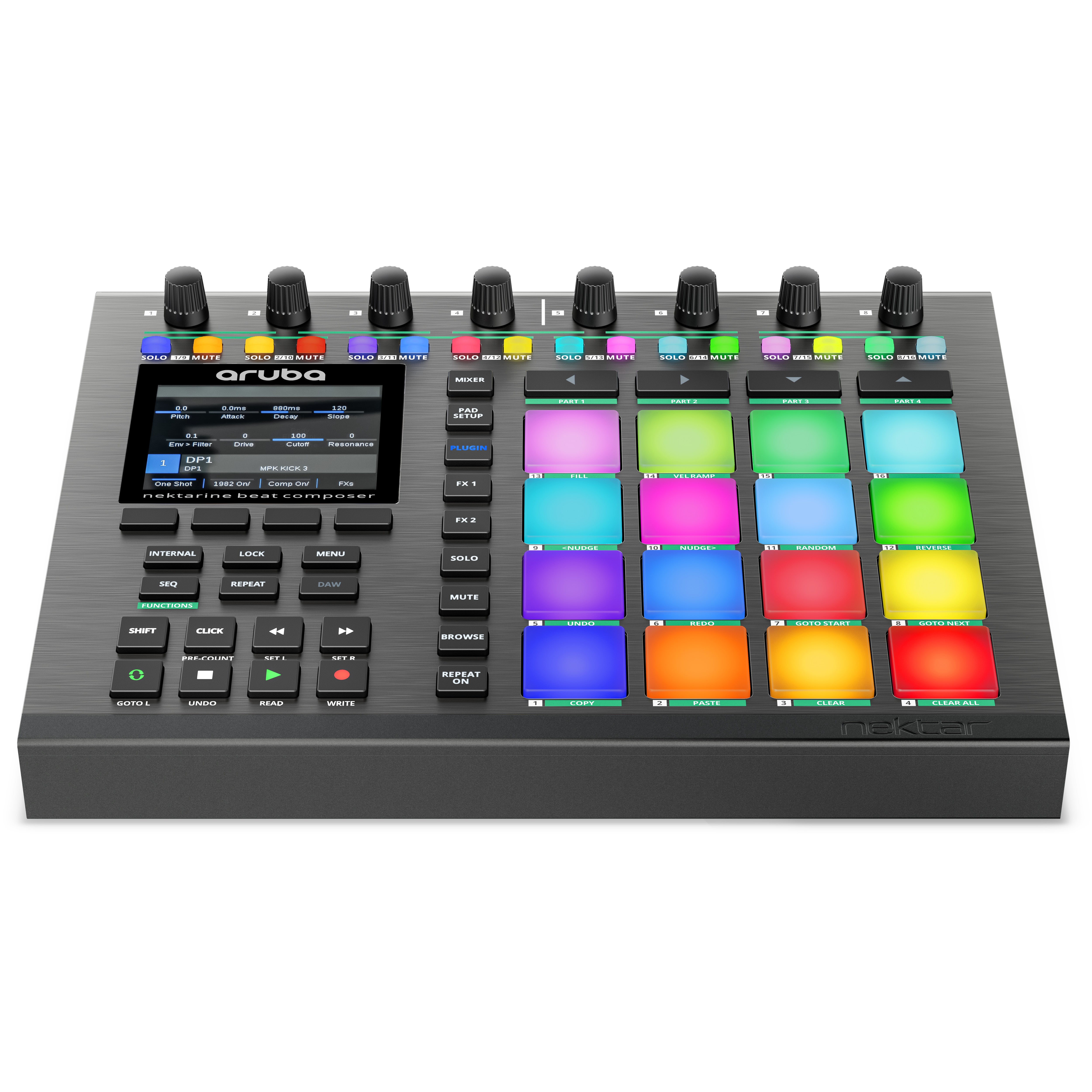 Nektar ARUBA Beat Composer USB/midi pad controller / sequencer