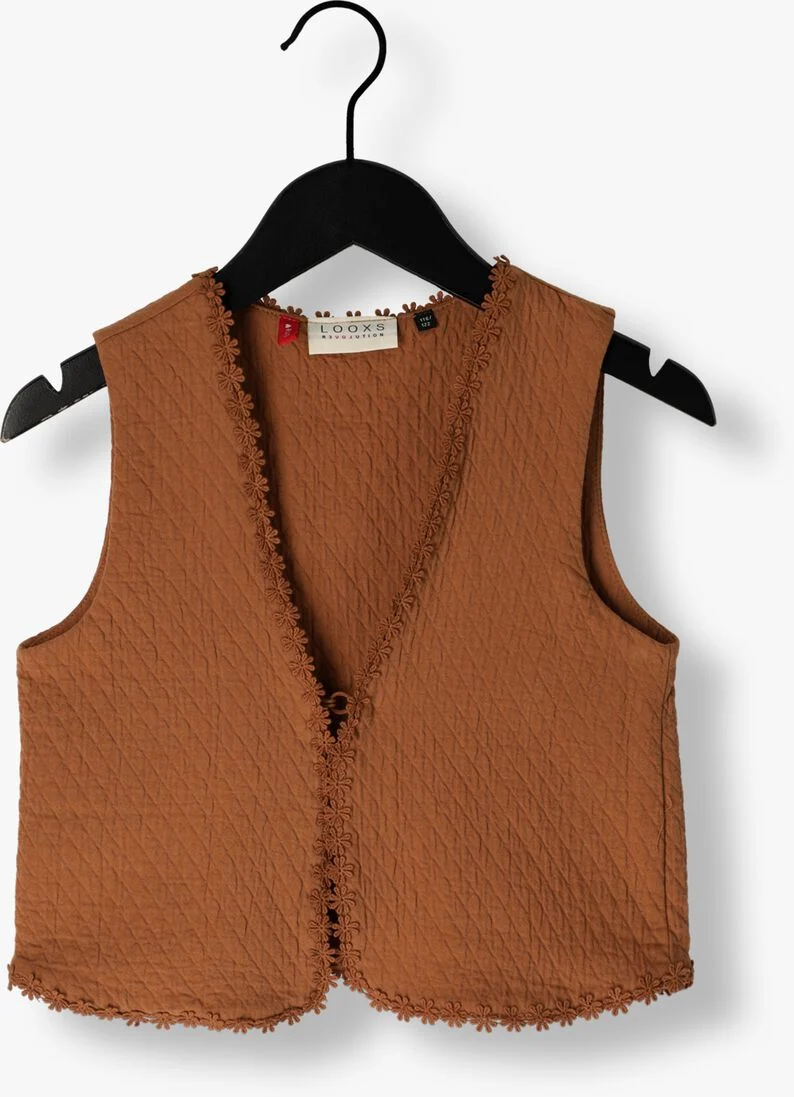 LOOXS Little bruine looxs little gilet 2411-7012
