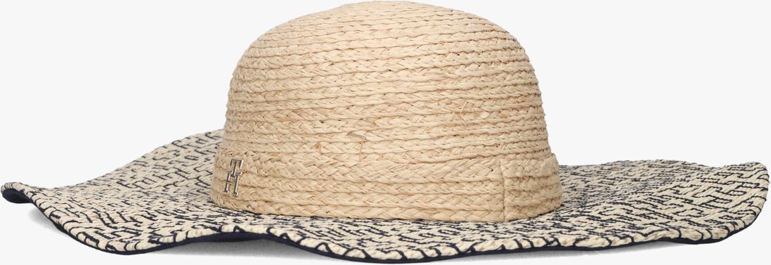 TOMMY HILFIGER beige tommy hilfiger hoed beach summer straw hat