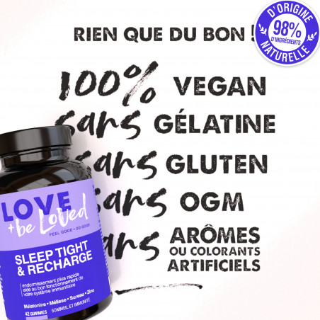Love and be Loved Gummies Sommeil et Immunité 9 semaines