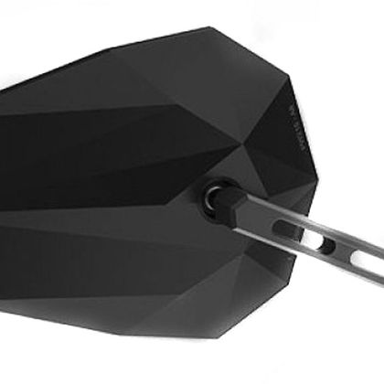Rétroviseur Highsider STEALTH X1 (la paire) Universel - Noir
