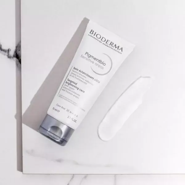 Bioderma Pigmentbio Sensitive Areas, crème éclairsissante anti taches visage et corps 75ml