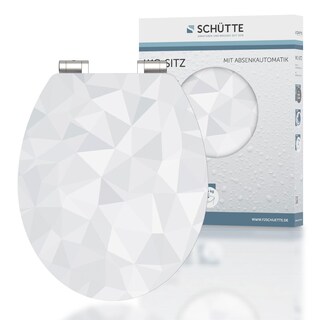 SCHÜTTE WC-Sitz Diamond Weiß Highgloss Absenkautomatik