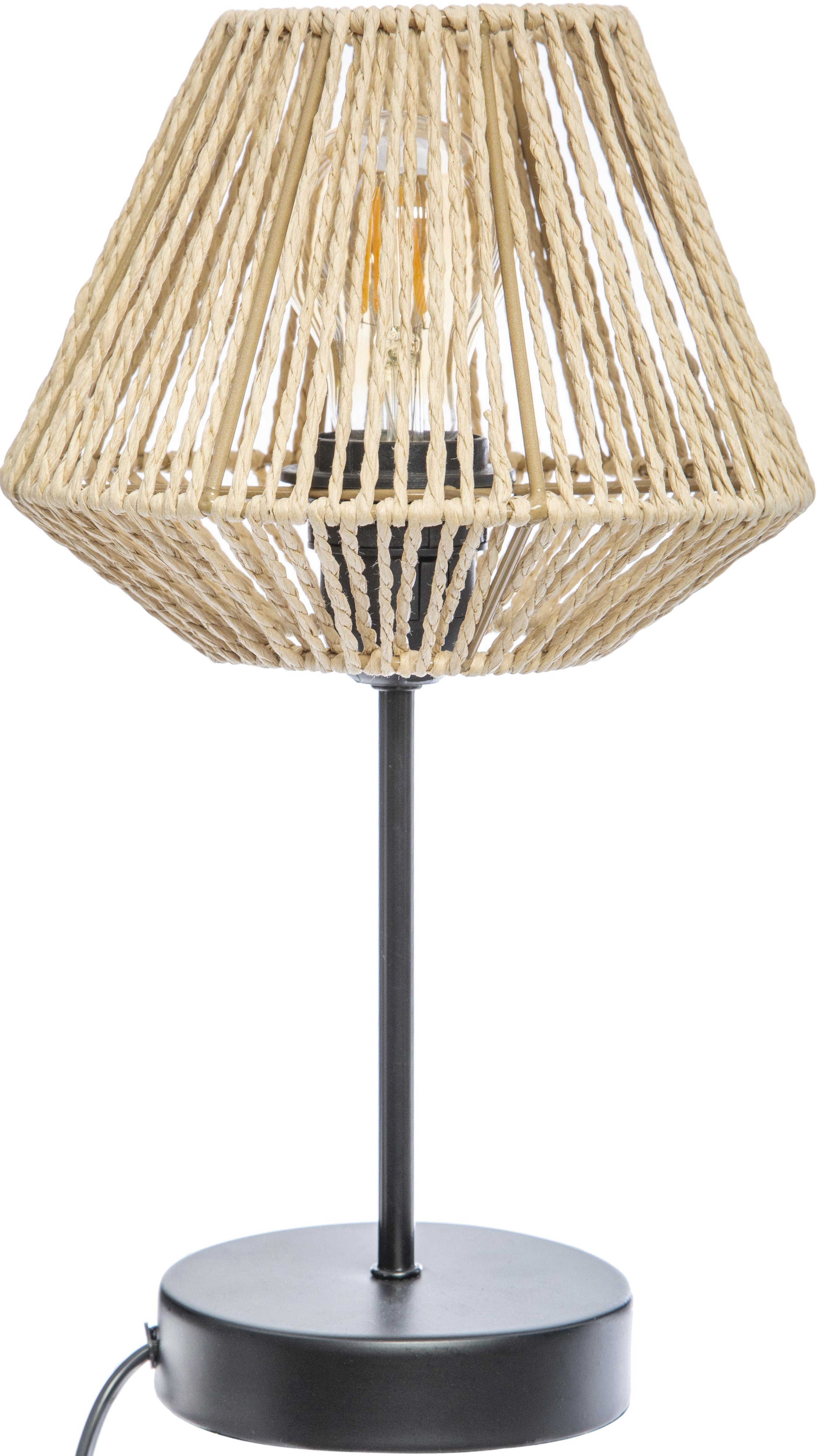 LAMPE DROITE JILY NATUREL H.34CM