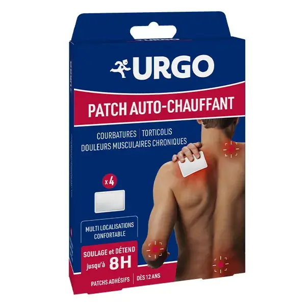 Urgo - Adesivo autoaquecido para múltiplas localizações x4